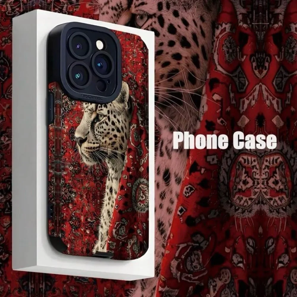 Luxury Leopard Print iPhone 16 Pro Max Case – Bold & Stylish